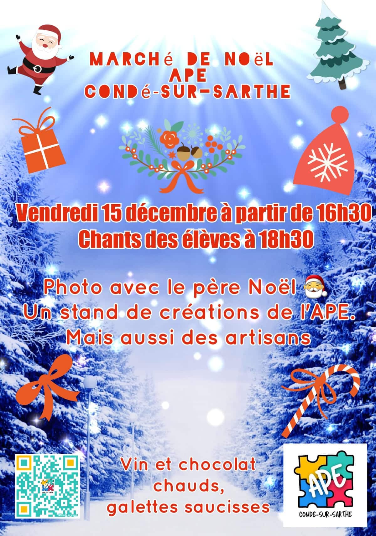 APE Condé-sur-Sarthe: Marché de Noël